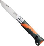 opinel junior no 07 folding knife with whistle stainless steel image