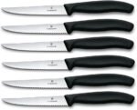 victorinox swiss classic 6 steak knife set serrated blades image