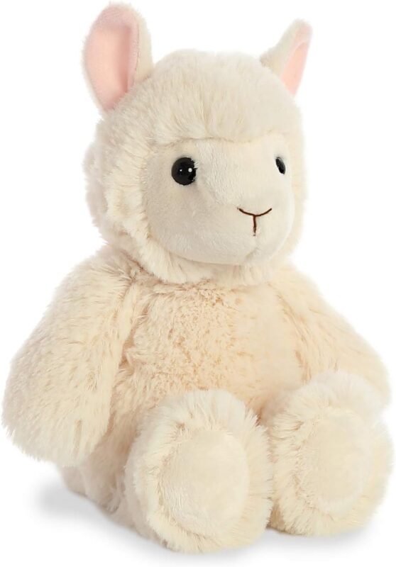 aurora cuddly friends 8 liama cream image