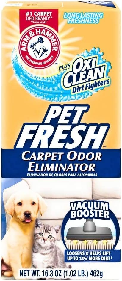 pet fresh carpet odor eliminator pack image