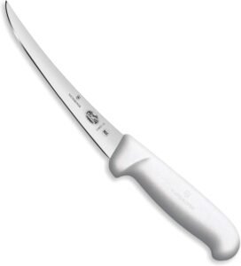 victorinox 6 boning knife curved blade white fibrox image