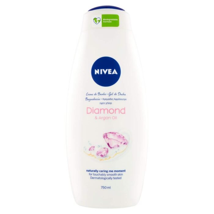 nivea care shower gel diamond 750 ml bottle image