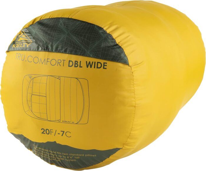 kelty tru comfort doublewide sleeping bag person image