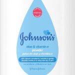 johnosons baby powder with cornstarch & aloe bottle image