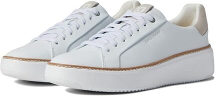 cole haan womens grandpro topspin sneaker white dove 9.5b image