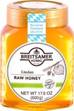 breitsamer honig linden raw honey bottle image