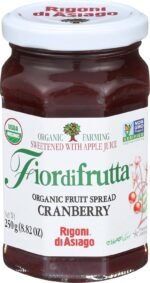 fior di frutta organic fruit spread canberry bottle image
