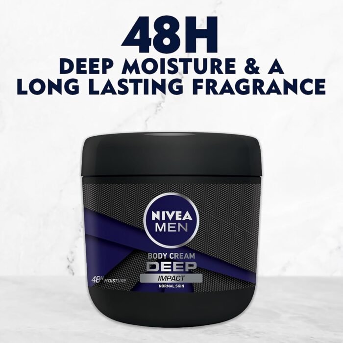 nivea men body cream deep imact image