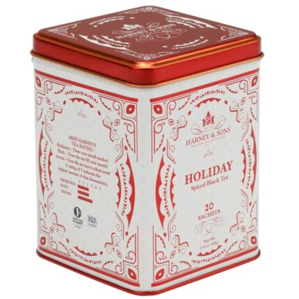 harney & sons holiday tea 20 ct sachet tin pack image