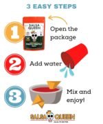 salsa queen gourment freeze dried roasted tomatillo salsa pack image