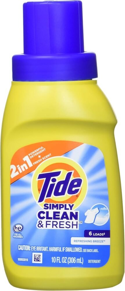 tide simply clean & fresh liquid laundry detergent bottle image