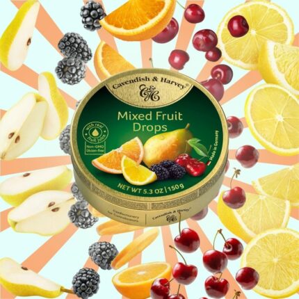 cavendish & harvey mixed fruit hard candy drops image