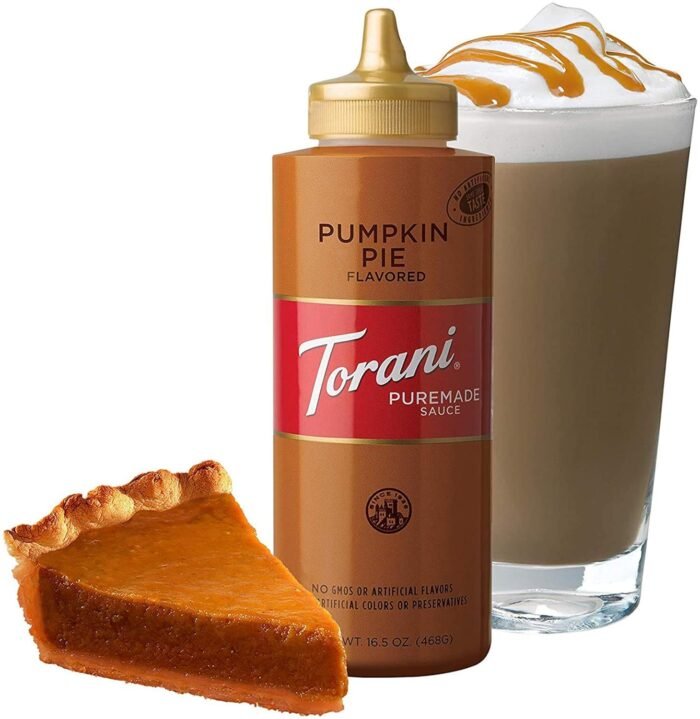 torani puremade sauce pumpkin pie squeeze bottle image