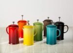 le creuset stoneware french press cerise 34 oz image