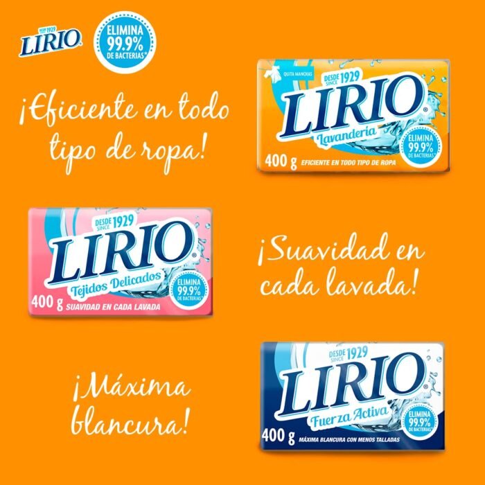 lirio clasico laundry soap pack image
