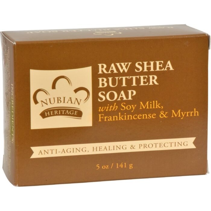 nubian heritage raw shea butter soap frankincense pack image