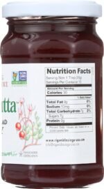 fior di frutta organic fruit spread canberry bottle image