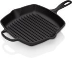 le creuset enameled cast iron grill pan licorice 10.25 image