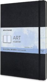 moleskine art black notebook image