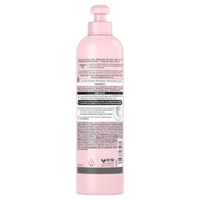 sedal hidratacion anti nudo styling cream 300ml bottle image