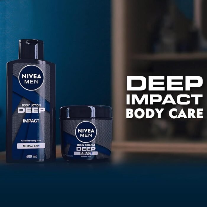 nivea men body cream deep imact image