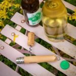 opinel no 10 wine knife stainless steel with corkscrew image
