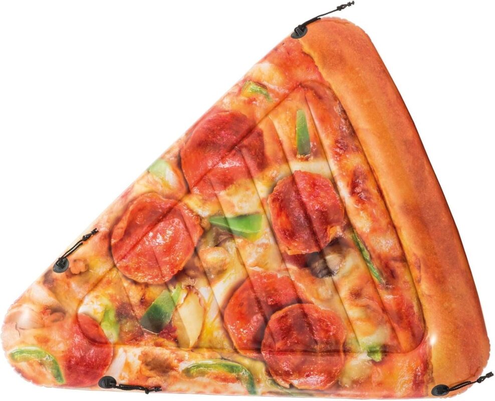 intex giant pizza slice float for pool beach or lake image