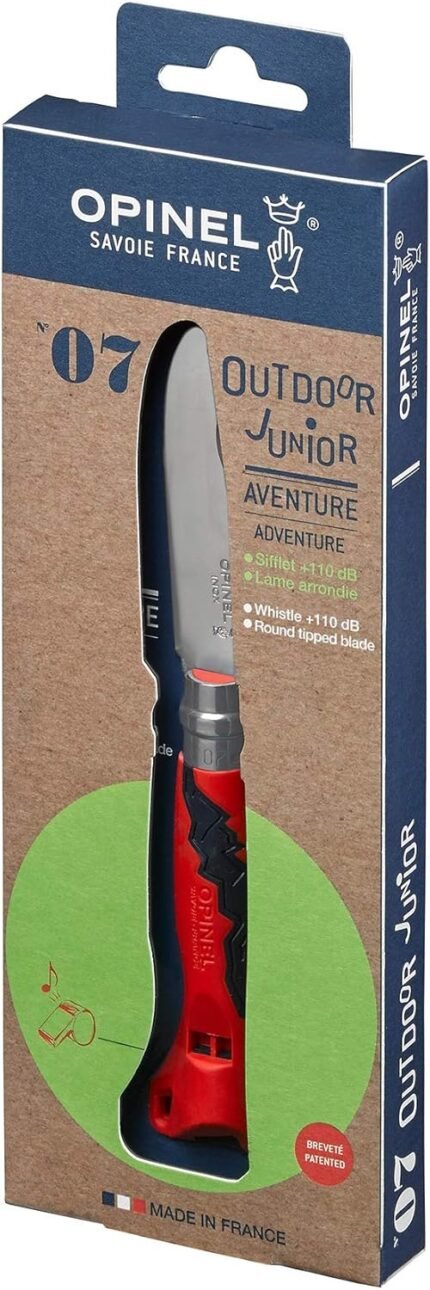 opinel junior no 7 folding knife with whistle image