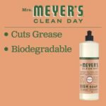 mrs meyer's liquid dish soap geranium 16 oz bottle image
