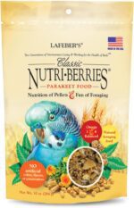 lafebers classic nutri berries pet bird food pack image