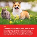 naturvet aller 911 skin care allergy aid pet shampoo with aloe vera bottle image