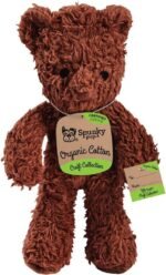 spunky pup organic cotton dog toy large bear image