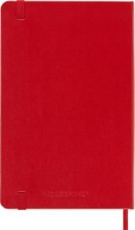 scarlet red moleskine medium squared notebook image