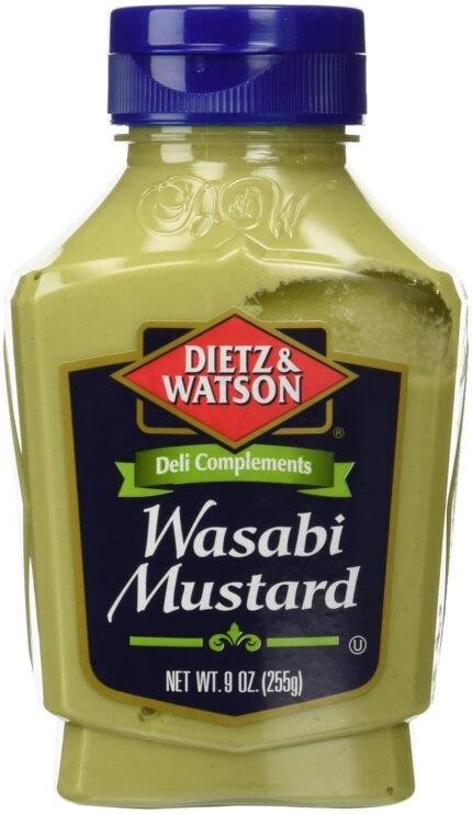 dietz & watson deli compliments wasabi mustard bottle image