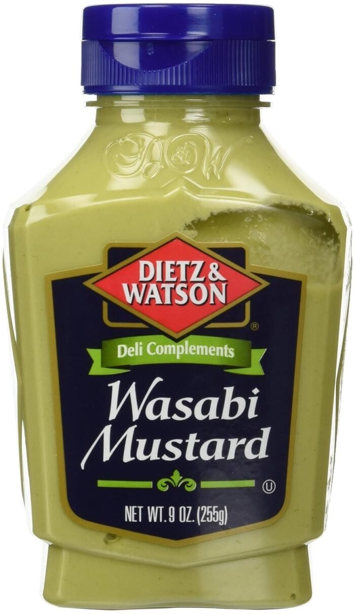 dietz & watson deli compliments wasabi mustard bottle image