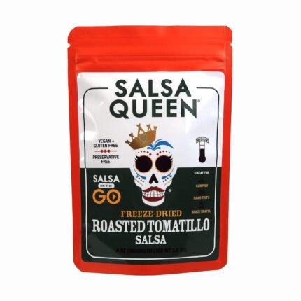 salsa queen gourment freeze dried roasted tomatillo salsa pack image