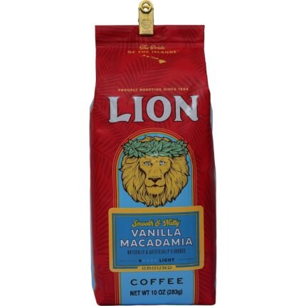 lion coffee vanilla macadamia light roast pack image