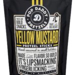 pop daddy yellow mustard pretzel sticks pack image