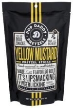pop daddy yellow mustard pretzel sticks pack image