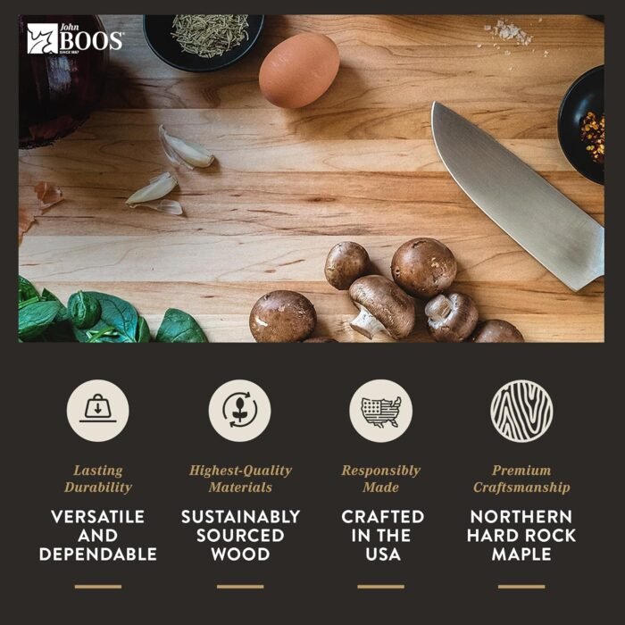 john boos block r-board maple cutting board image