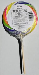 sour apple carnival swirl lollipops image