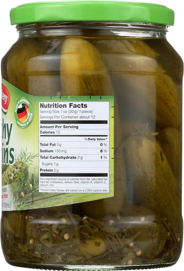 hengstenberg crunchy pickles jar image