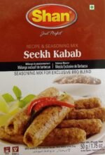 shan seekh kabab seasoning mix pack image