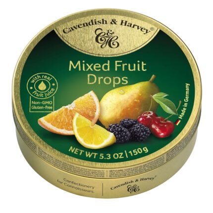 cavendish & harvey mixed fruit hard candy drops image