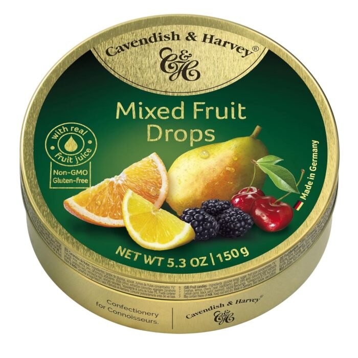 cavendish & harvey mixed fruit hard candy drops image