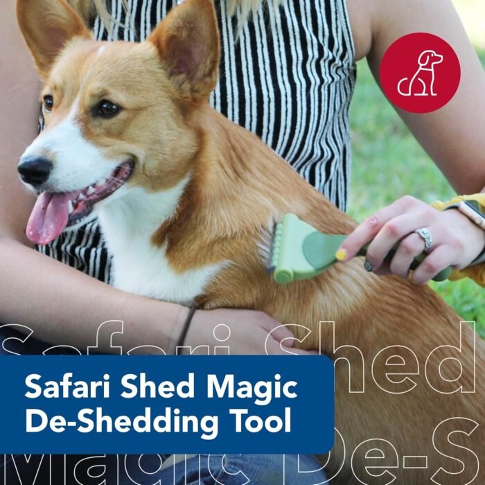 safari shed magic de shedding tool for cats pack image