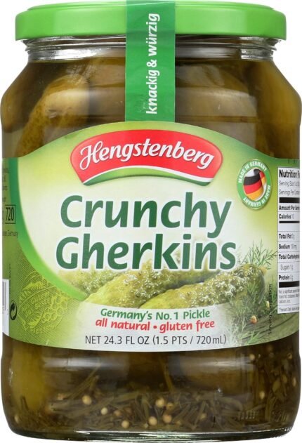 hengstenberg crunchy pickles jar image