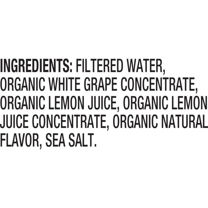 rw knudsen organic lemon electrolyte drink bottle details image