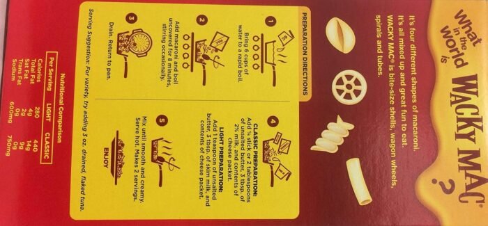 wacky mac & cheese dinner pack image
