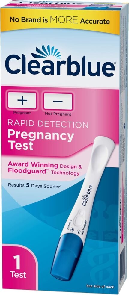 clearblue plus pregnacy test 1 count pack image